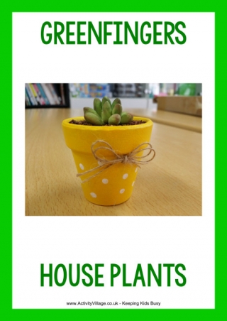 Greenfingers Garden Centre House Plants Poster