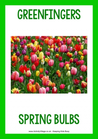 Greenfingers Garden Centre Spring Bulbs Poster