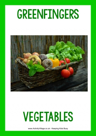 Greenfingers Garden Centre Vegetables Poster