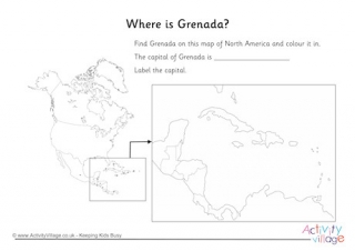 Grenada Location Worksheet