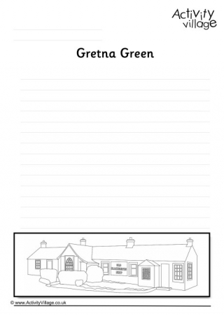 Gretna Green Writing Page