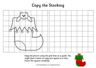 Grid Copy Stocking