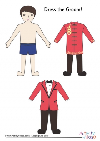 Groom Paper Doll 3
