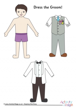 Groom Paper Doll 4