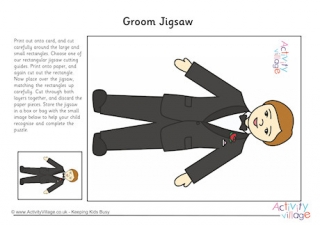 Groom Printable Jigsaw
