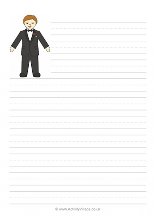 Groom Writing Paper