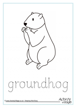 Groundhog Word Tracing