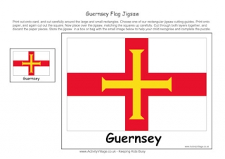 Guernsey Flag Jigsaw