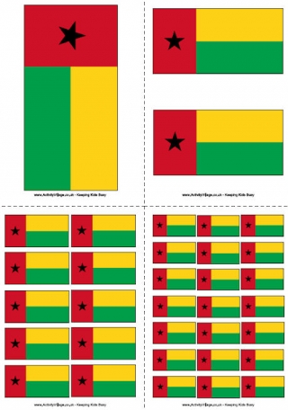 Guinea Bissau Flag Printable