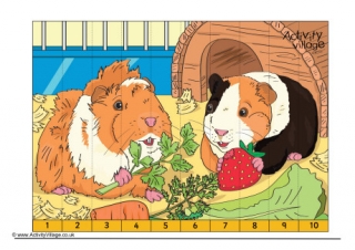 Guinea Pig Counting Jigsaw