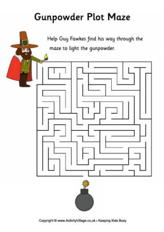 Gunpowder Plot Maze