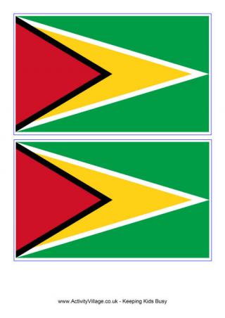 Guyana Flag Printable