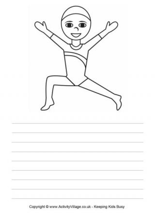 Gymnastics Story Paper