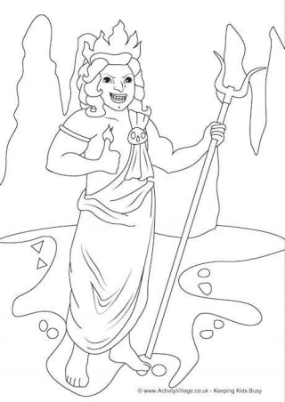 Hades Colouring Page 2