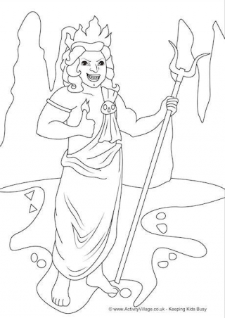 Hades Colouring Page 2