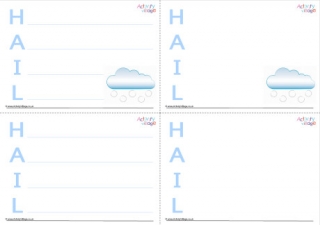 Hail Acrostic Poem Printable