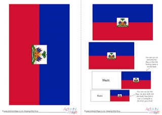 Haiti Flag Printable