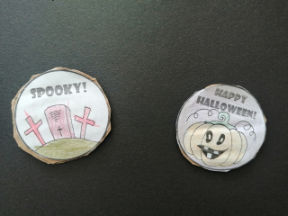 Halloween Pin Badge Craft