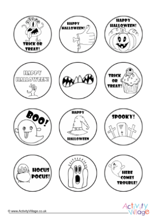 Halloween Badges