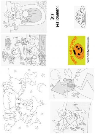 Halloween Colouring Booklet Younger