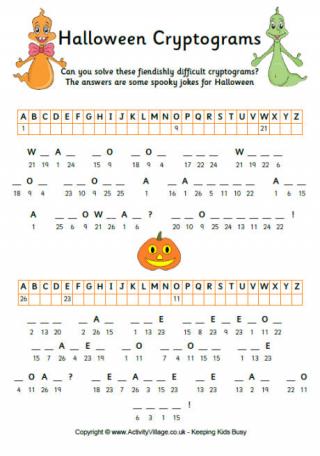 Halloween Cryptograms 1