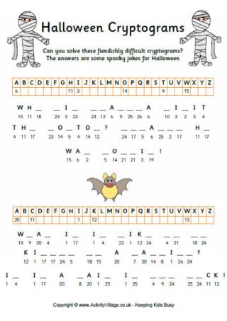 Halloween Cryptograms 2