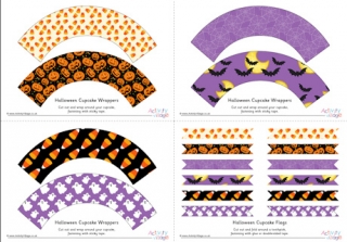 Halloween Cupcake Wrappers 2