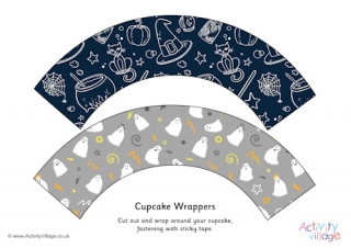 Halloween Cupcake Wrappers