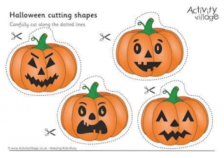 Halloween Cutting Shapes 2