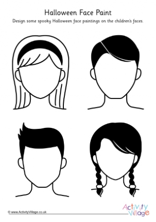 Halloween Face Paint Design