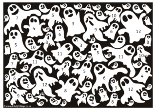 Halloween Ghosts Dice Game 2