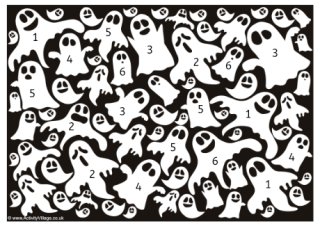 Halloween Ghosts Dice Game 1