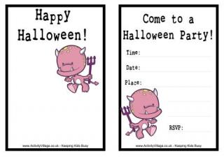 Halloween Invitation 4