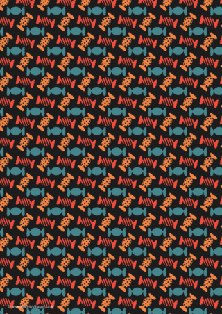 Halloween Scrapbook Paper Candy