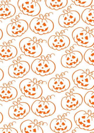 Halloween Scrapbook Paper Pumpkin Patch