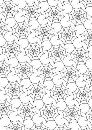 Halloween Scrapbook Paper Spider Web