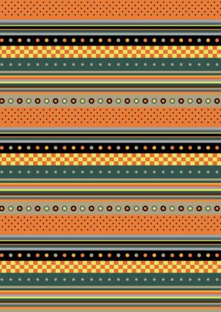Halloween Scrapbook Paper Stripes