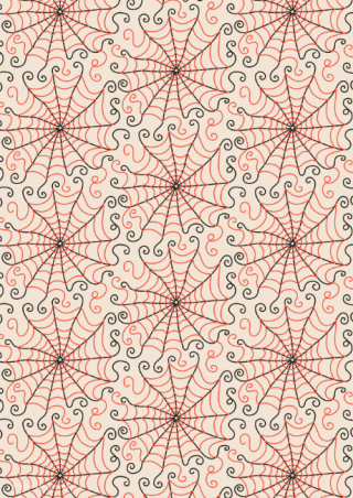 Halloween Scrapbook Paper Web