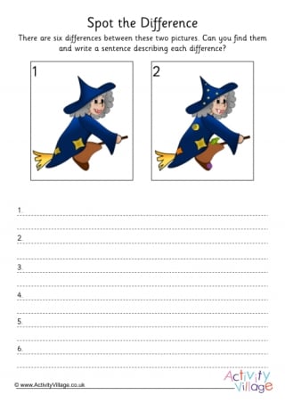 Halloween Spot The Difference 2