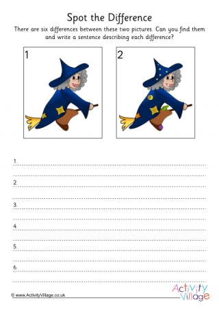 Halloween Spot The Difference 2