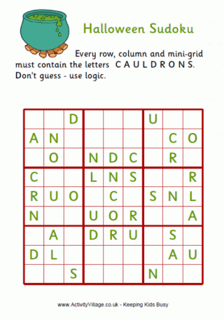 Halloween Sudoku - Difficult
