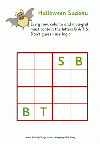 Halloween Sudoku - Easy