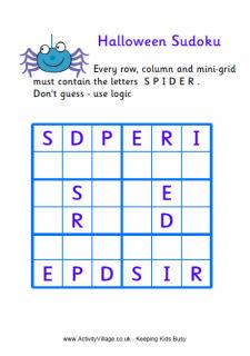 Halloween Sudoku Puzzles