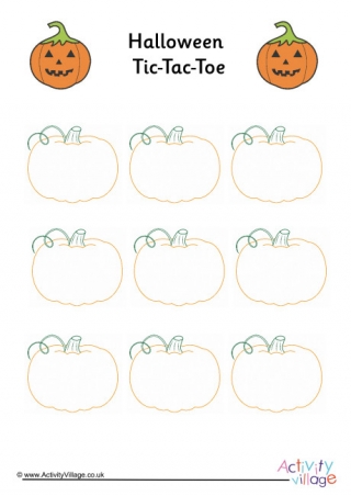 Halloween Tic Tac Toe