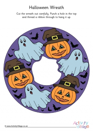 Halloween Wreath Printable