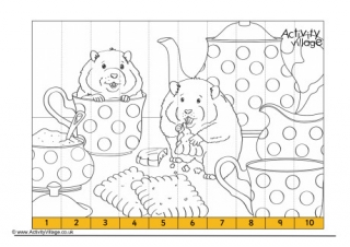 Hamster Counting Jigsaw