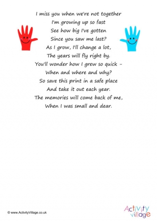 Handprint Poem 11