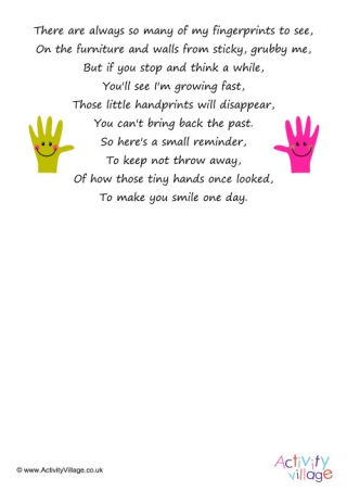 Handprint Poem 6