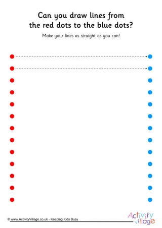 Handwriting Readiness Dot to Dot Lines 3