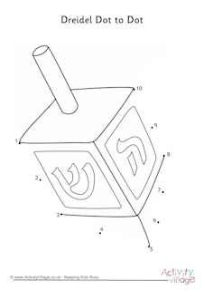 Hanukkah Dot to Dots